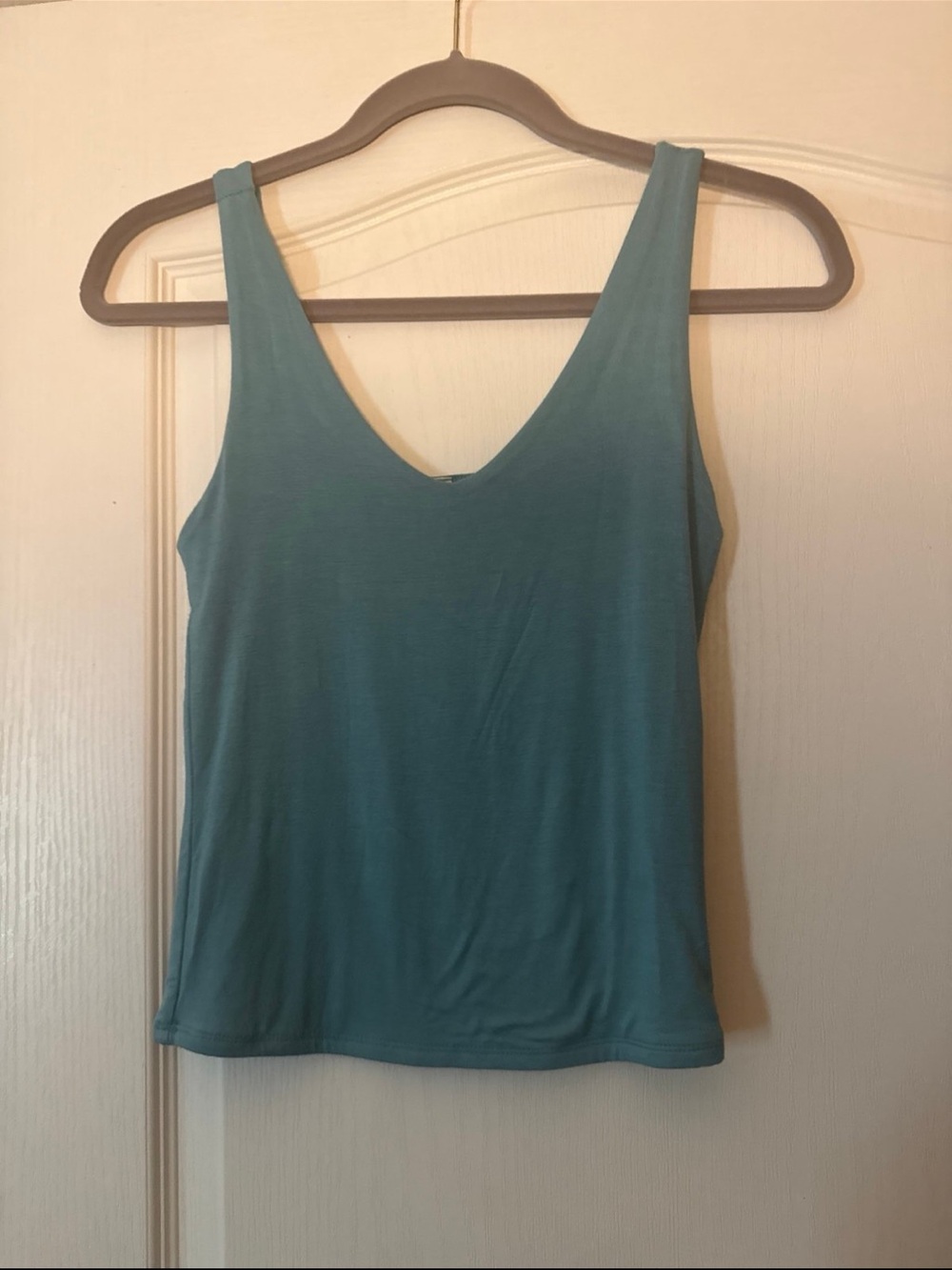 Zenana Outfitters Teal Scoop Neck Tank Top